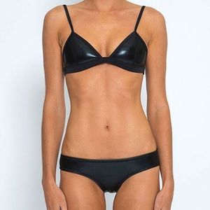 Triangl Leather Look Bikini
